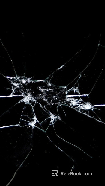 Broken glass texture