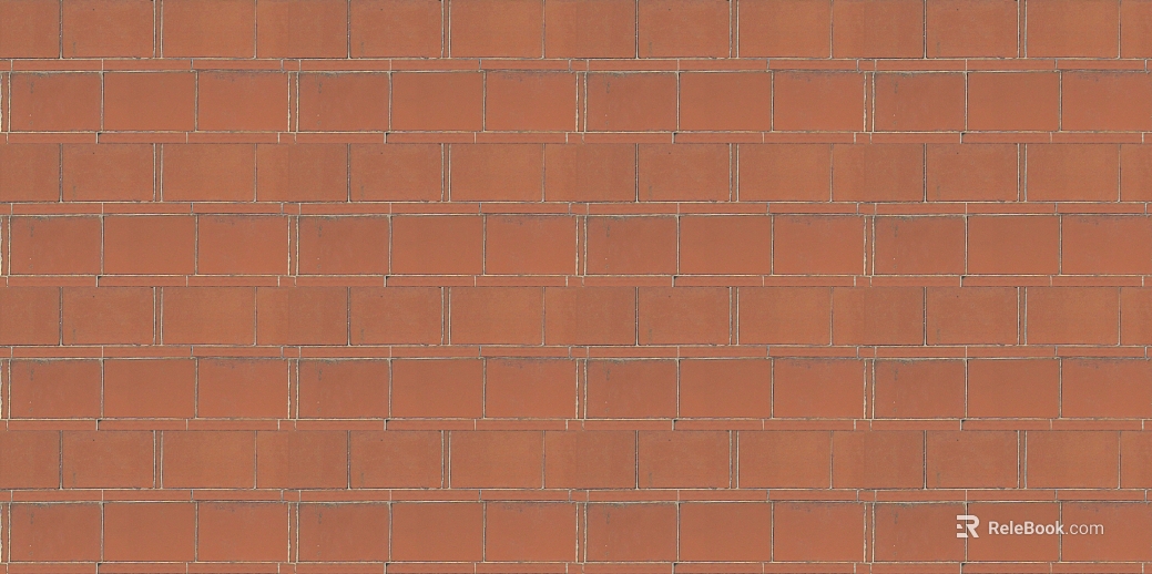 Red-brown brick wall, building exterior wall texture