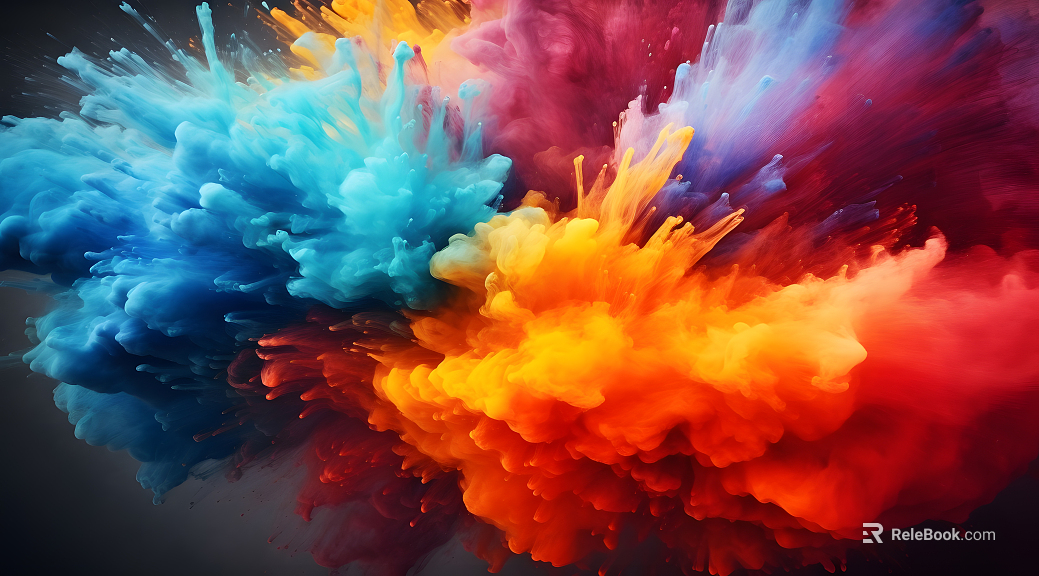 colored smoke texture