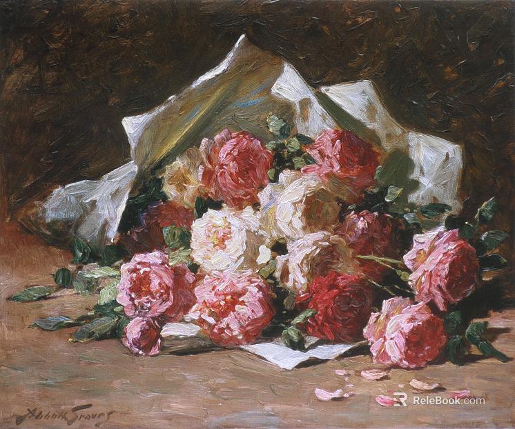 Plant Painting Hanging Painting Oil Painting Art Painting European Style Painting texture