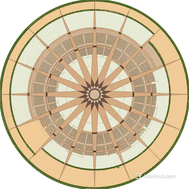 Outdoor color pattern of ground parquet texture