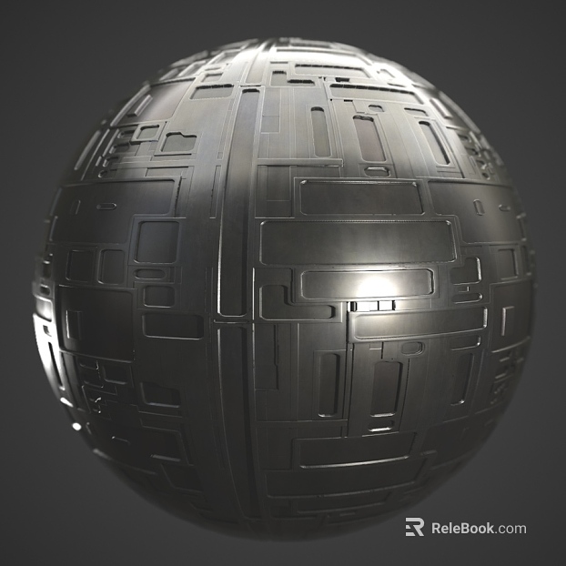 Sci-fi Scene Wall PBR texture