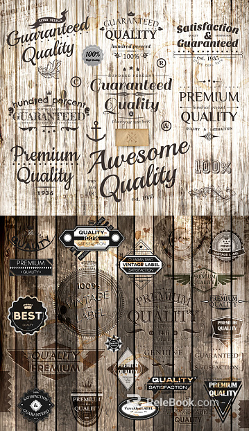 Wooden panel texture