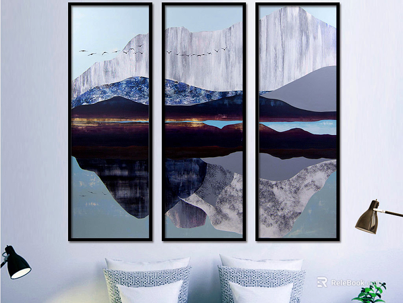 three-dimensional physical painting texture