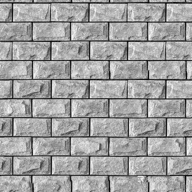 Brick wall light gray striped culture stone wall texture