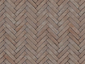 Herringbone pattern ceramic tile patchwork floor tile sidewalk road ground square paving 3d model