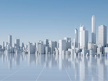 Light gray tone modern urban architecture scene texture (ID:ffaeh828596)