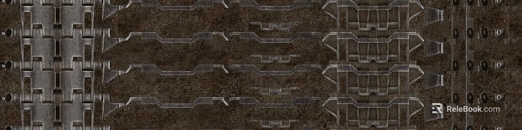 Industrial wind deep gray metal splicing plate texture