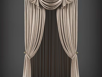 Beige velvet curtain living room bedroom application texture (ID:ffaeh118626)
