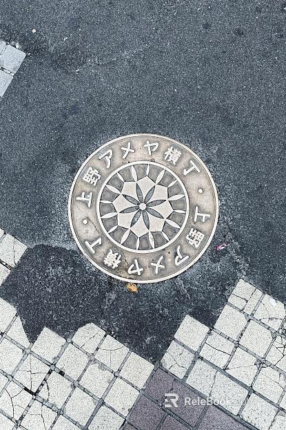 manhole cover texture