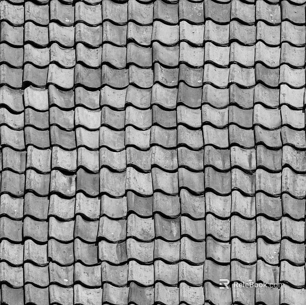 Green tile texture