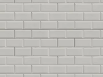 brick wall kitchen solid color tile seamless 3d model