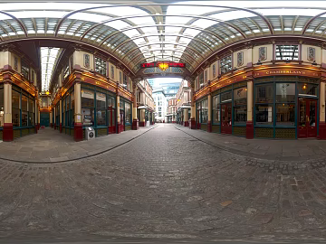 Indoor European Commercial Street HDR texture (ID:ffabg53061)