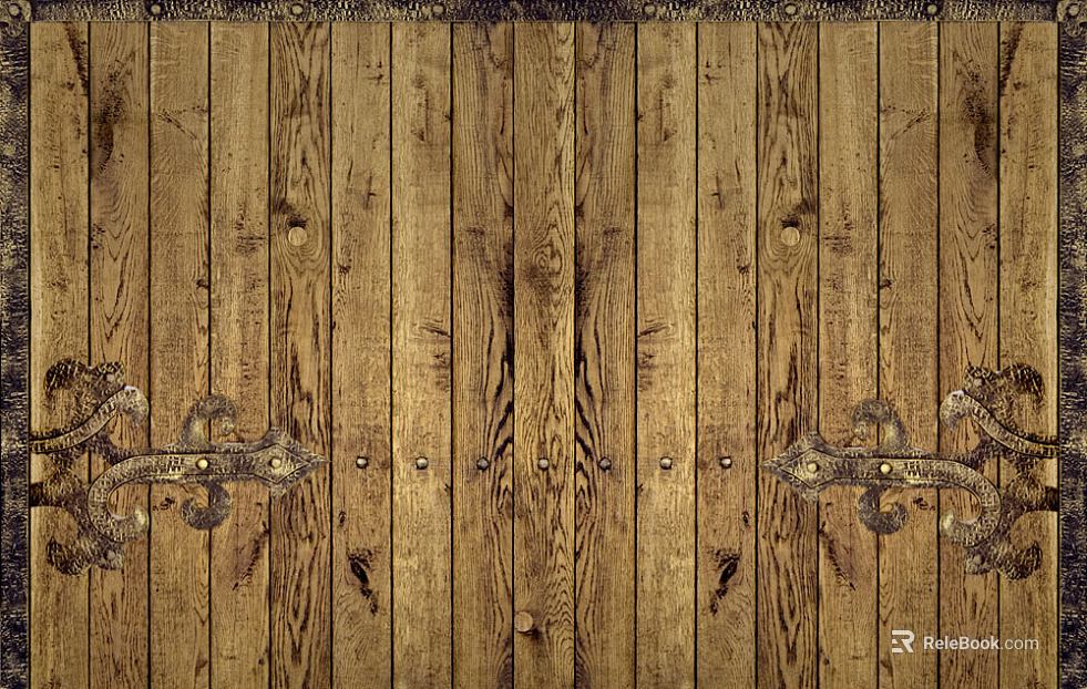 Wooden panel texture