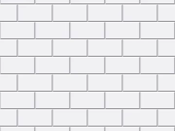 Brick wall fashion simple white block seamless 3d model