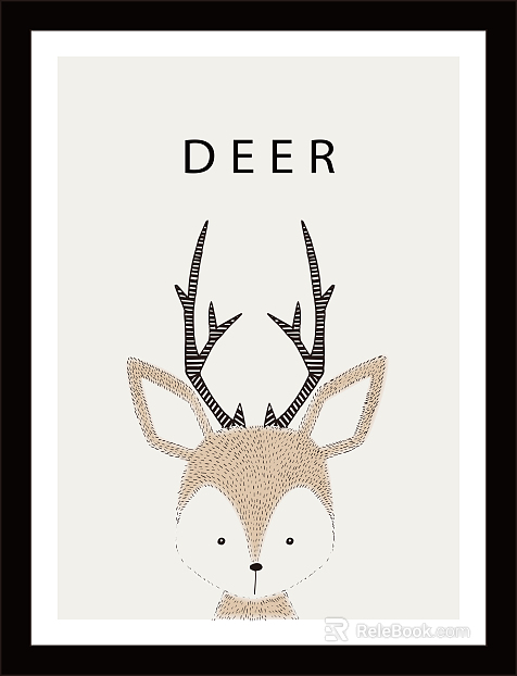 Animal painting texture