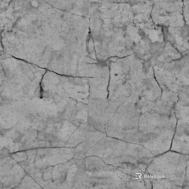 Grey crack cement wall surface material texture