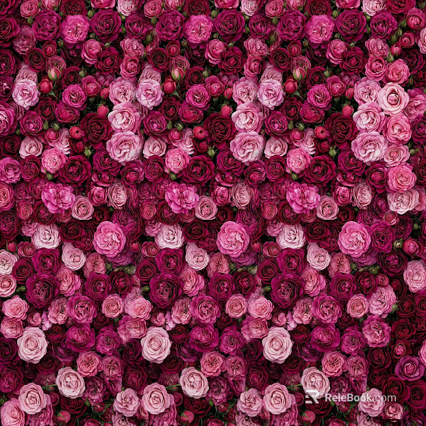 rose flower wall texture
