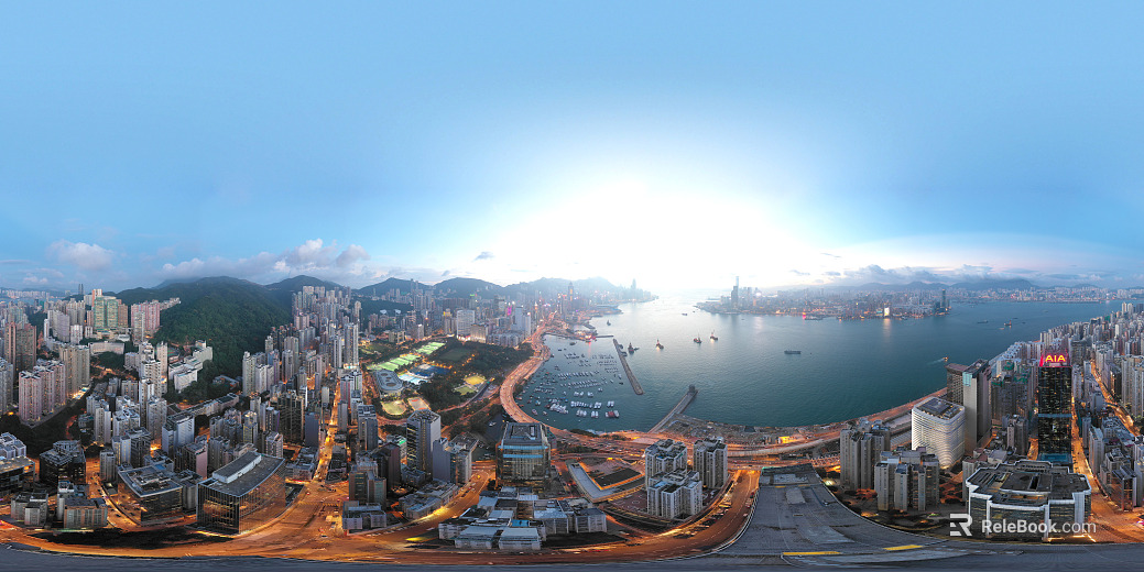 City Harbour Lakes HDR texture