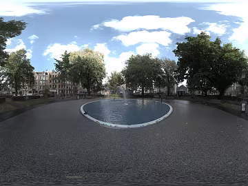 City Park Fountain Square texture (ID:ffajh122917)