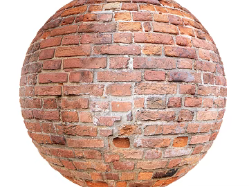 Brick wall PBR texture (ID:ffach845714)
