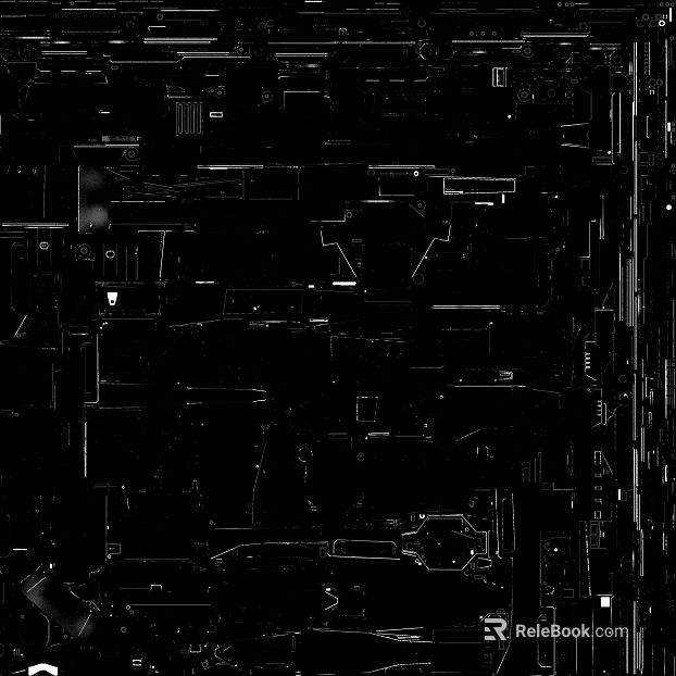 Black and white technology sense metal panel texture