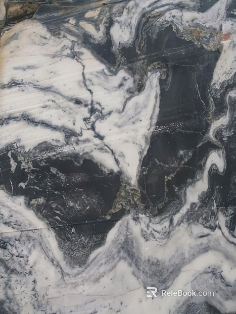 Black and white mountain water pattern marble background wall texture