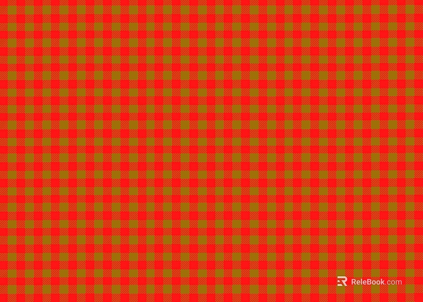 Red and brown check fabric soft fabric texture