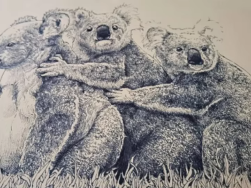 Animal Sketch texture (ID:ffajh432004)