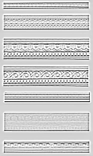 Retro European decorative wall line waist line texture