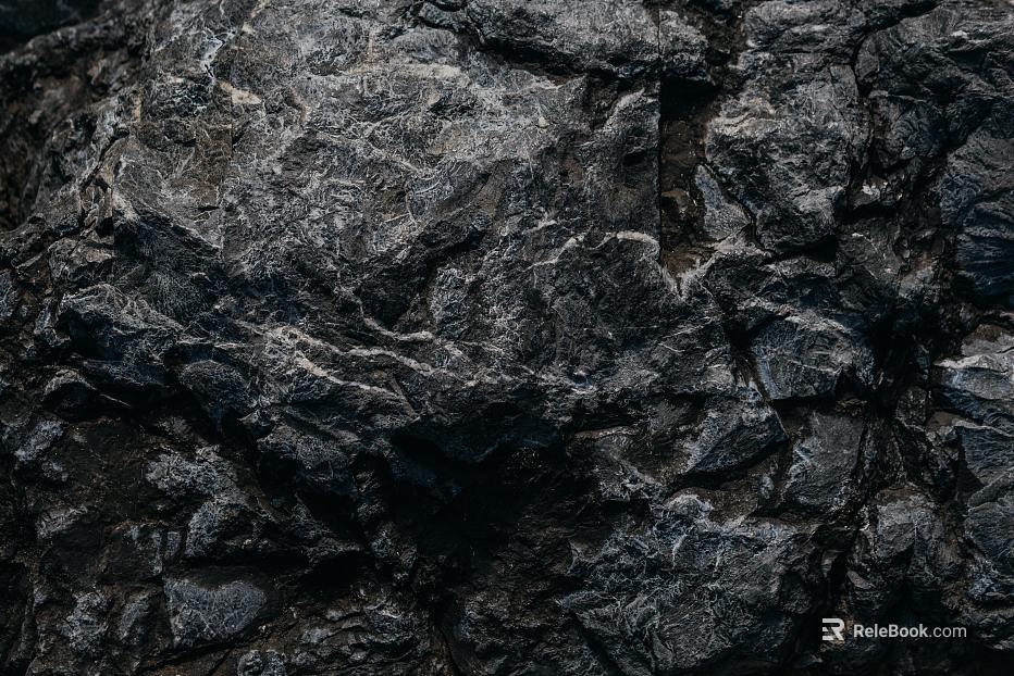 rock rock layer black and white texture