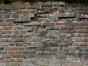 Brick wall Post-war wind red brick cement wall texture (ID:ffagg77686)