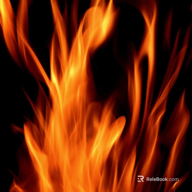 Flame texture texture