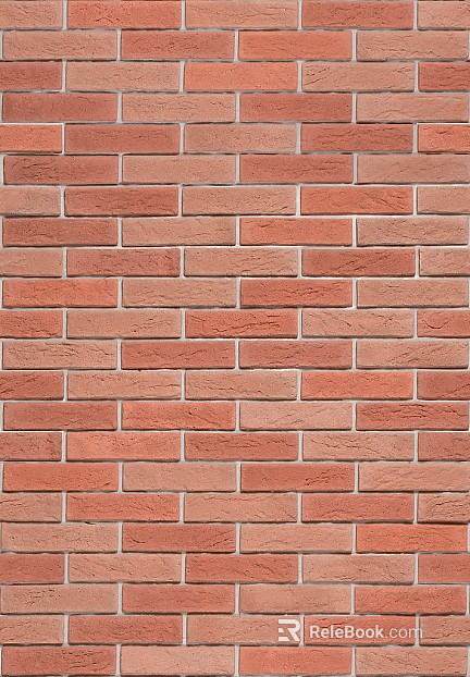 Brick wall ochre tricolor full-body brick texture