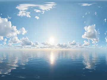 Blue Sky White Clouds Sky Panoramic HDR texture (ID:ffach360155)
