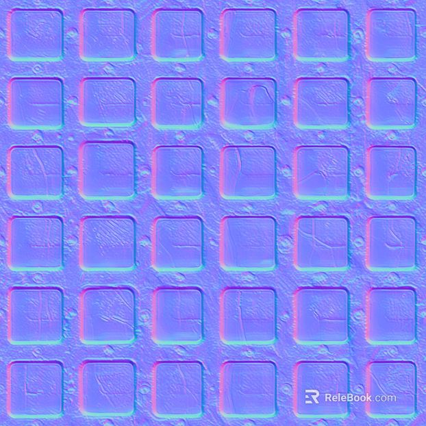 Pink Purple Neon Bump Square Decorative Panel texture