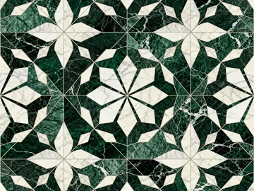 Middle and ancient style-Ji wind industrial wind green white stone mosaic flower pattern water cutter mosaic stone green mosaic stone texture (ID:ffaeh413877)