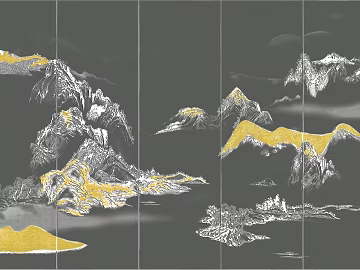 landscape painting texture (ID:ffach287446)