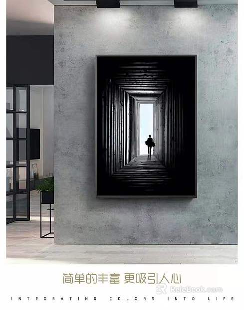 black and white painting texture