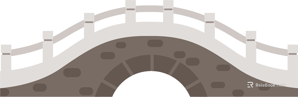 Landscape of Chinese-style Stone Arch Bridge texture