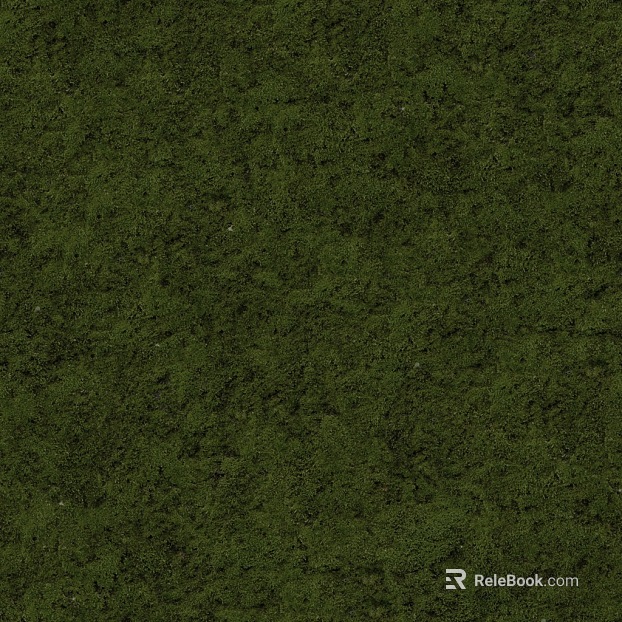 Deep green moss wall decor texture