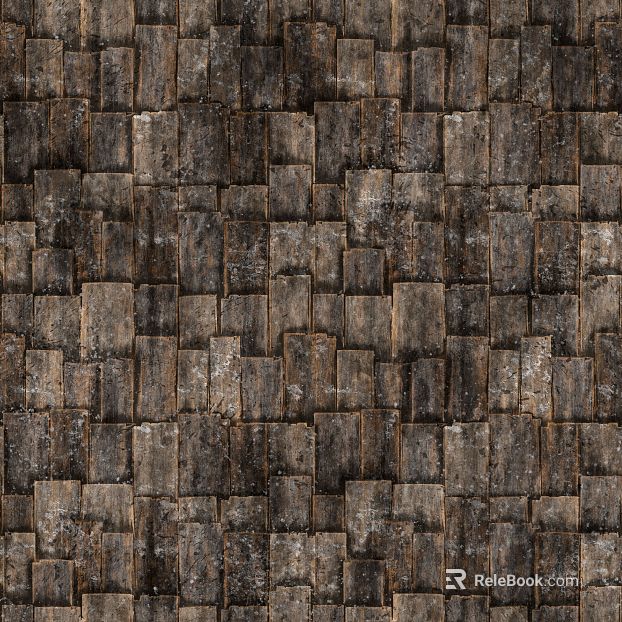 Dark gray old wood wall decoration board texture