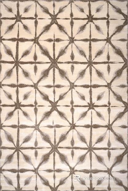 Geometric rug texture