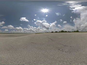 Highway Blue Sky White Clouds HDR texture (ID:ffabg35401)