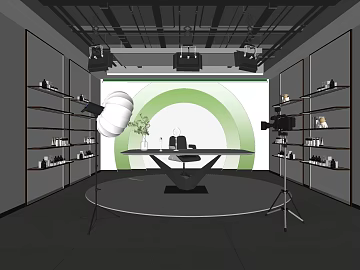 Modern Wind Deep Grey Studio Scene texture (ID:ffaeh943321)