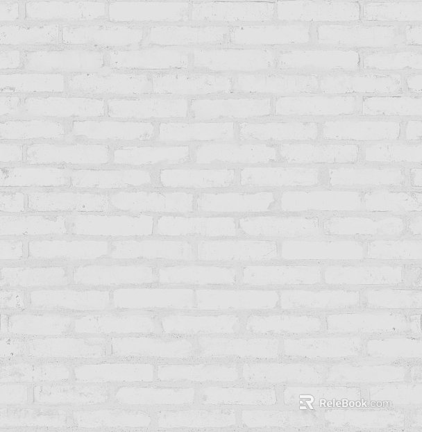 White brick wall texture