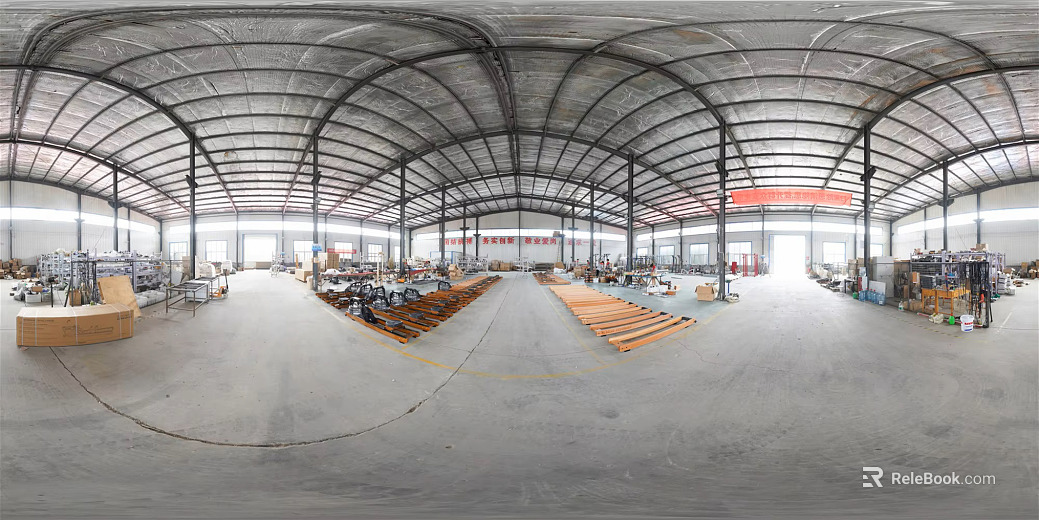 Modern Chinese indoor indoor factory HDR texture