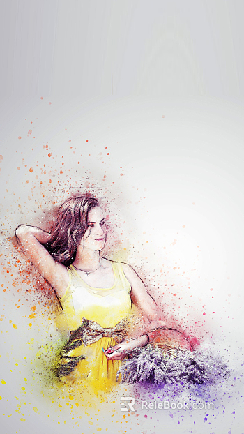 figure painting texture