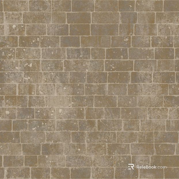 Taupe Retro Brick Wall Exterior Wall Finish texture