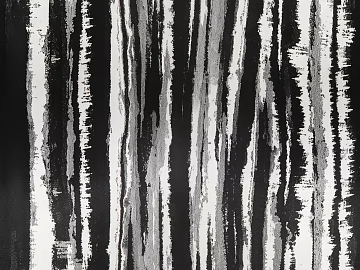 Black and white ink vertical jacquard flannel 3d model